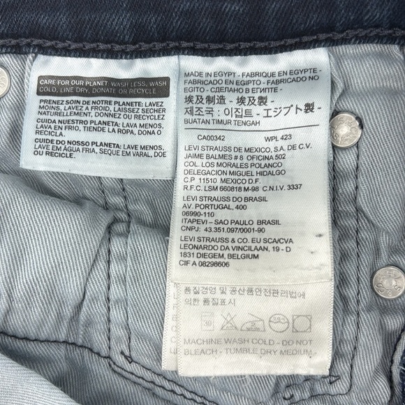 Levi’s 511 Jeans in Dark Wash Blue Men’s Size 30x30 - Picture 5 of 9